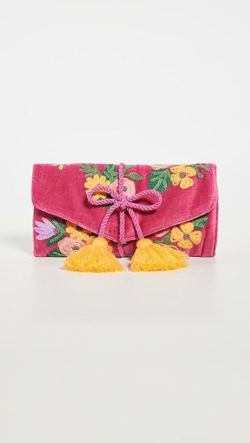 Floral Embroidered Jewelry Roll | Shopbop
