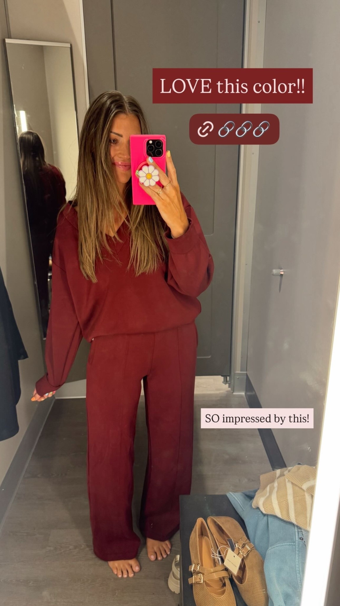 LOVE this color!! SO impressed by this! XS 