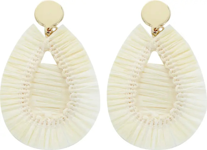 Raffia Teardrop Earrings | Nordstrom