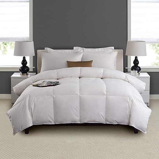 Pacific Coast Feather 230 Thread Count Hotel Down Comforter Full/Queen (90” x 89”) – Year R... | Amazon (US)