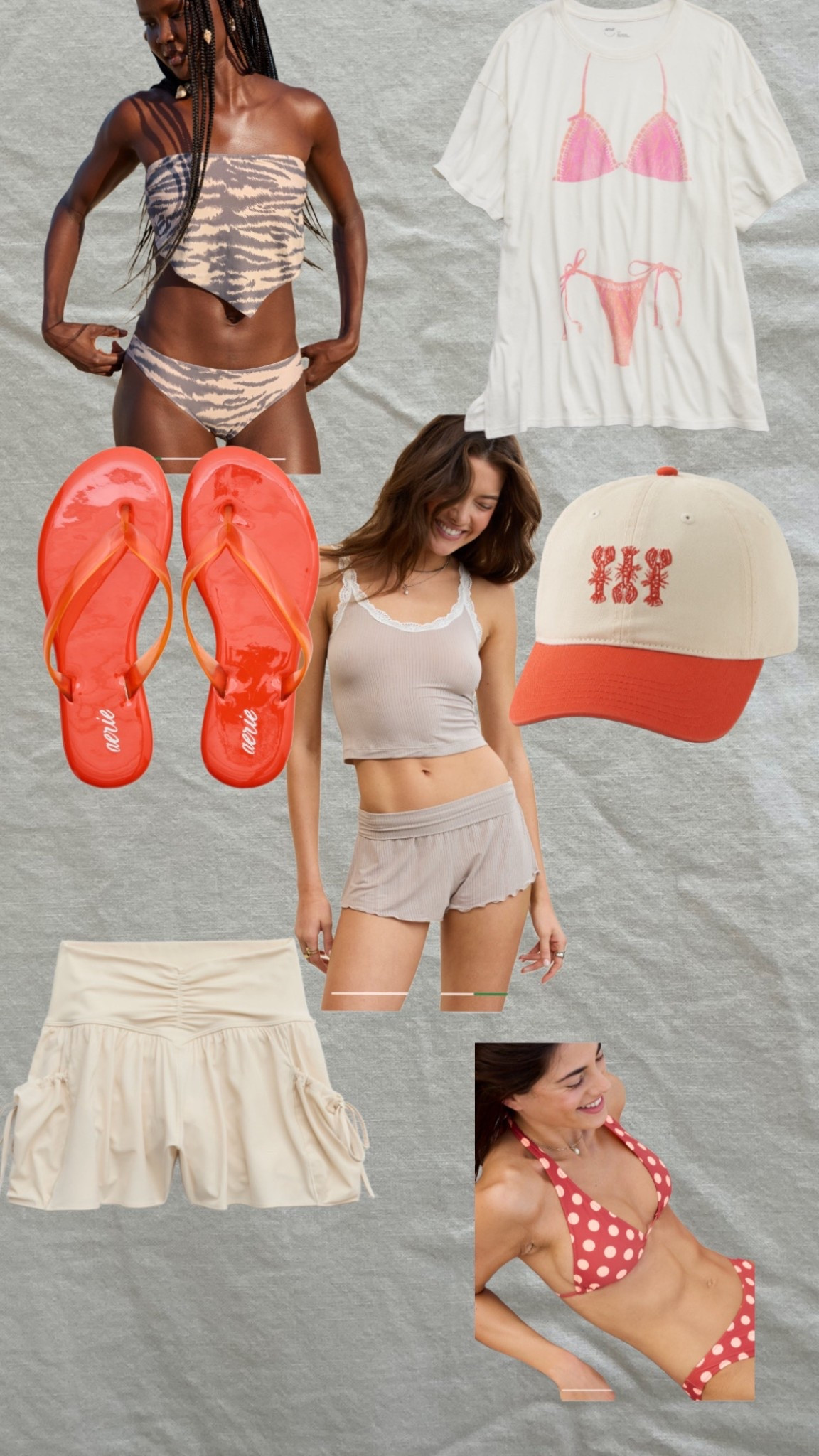 Aerie and American eagle red and beach vibes! 

#LTKSaleAlert #LTKmomlife #LTKSwim