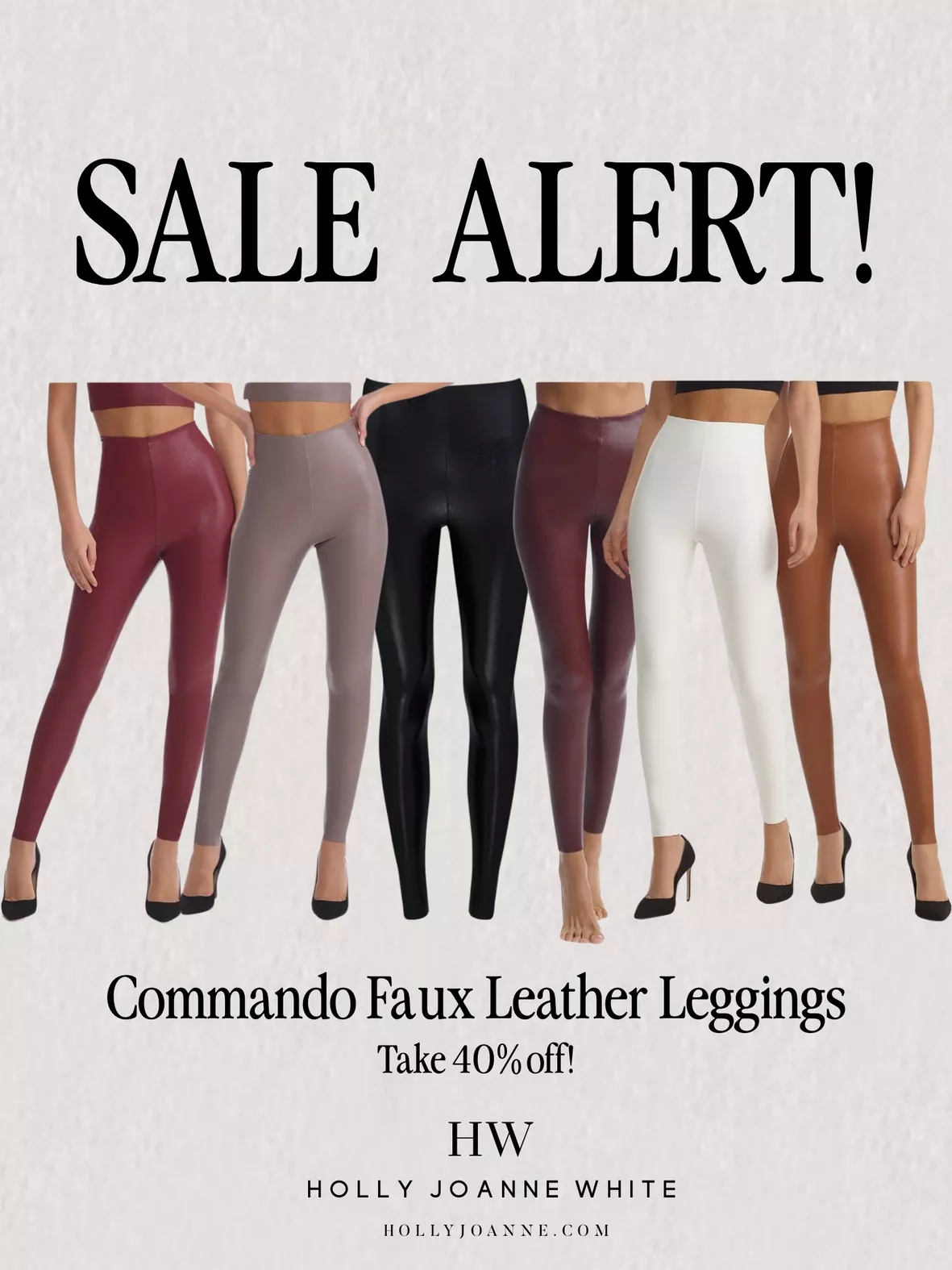 Commando Faux Leather Leggings