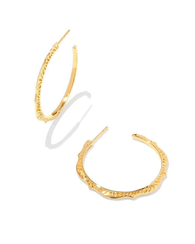 Sophee Hoop Earrings in 18k Gold Vermeil | Kendra Scott