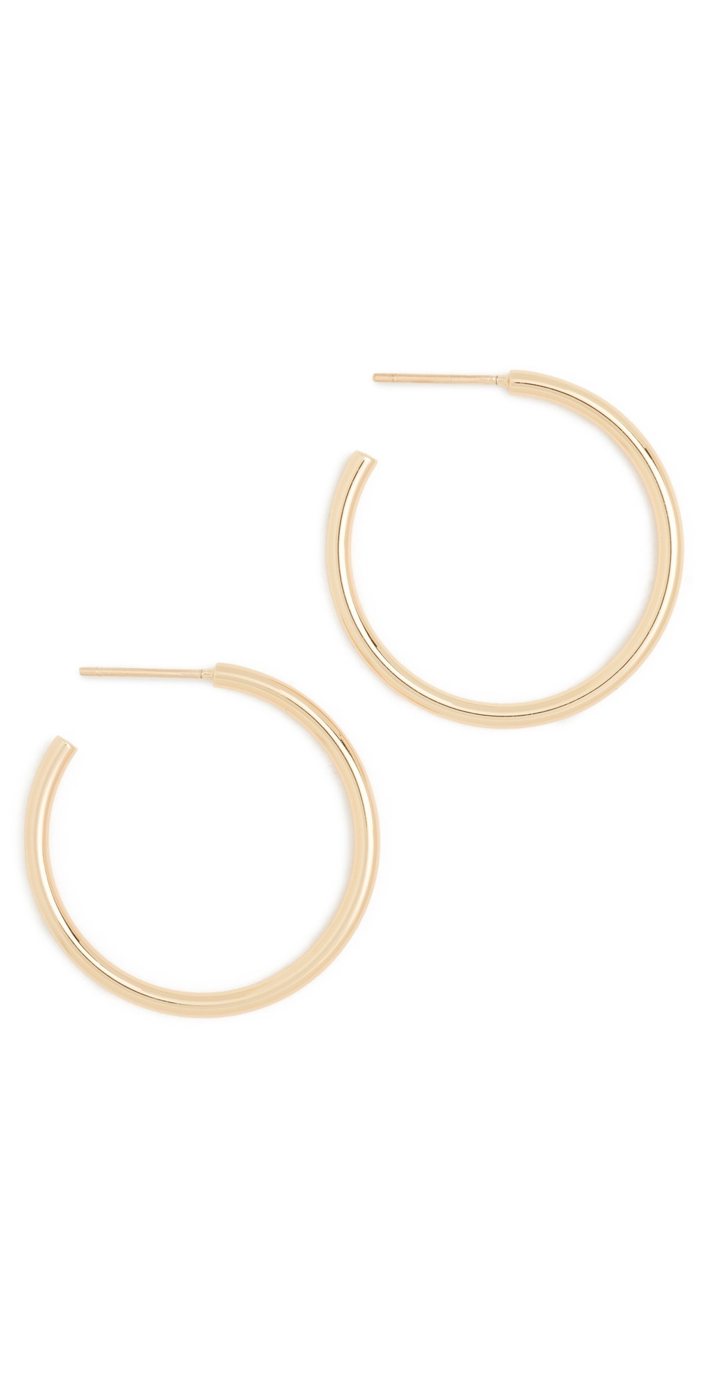 Jennifer Fisher Thread Mini Hoops Yellow Gold One Size | Shopbop