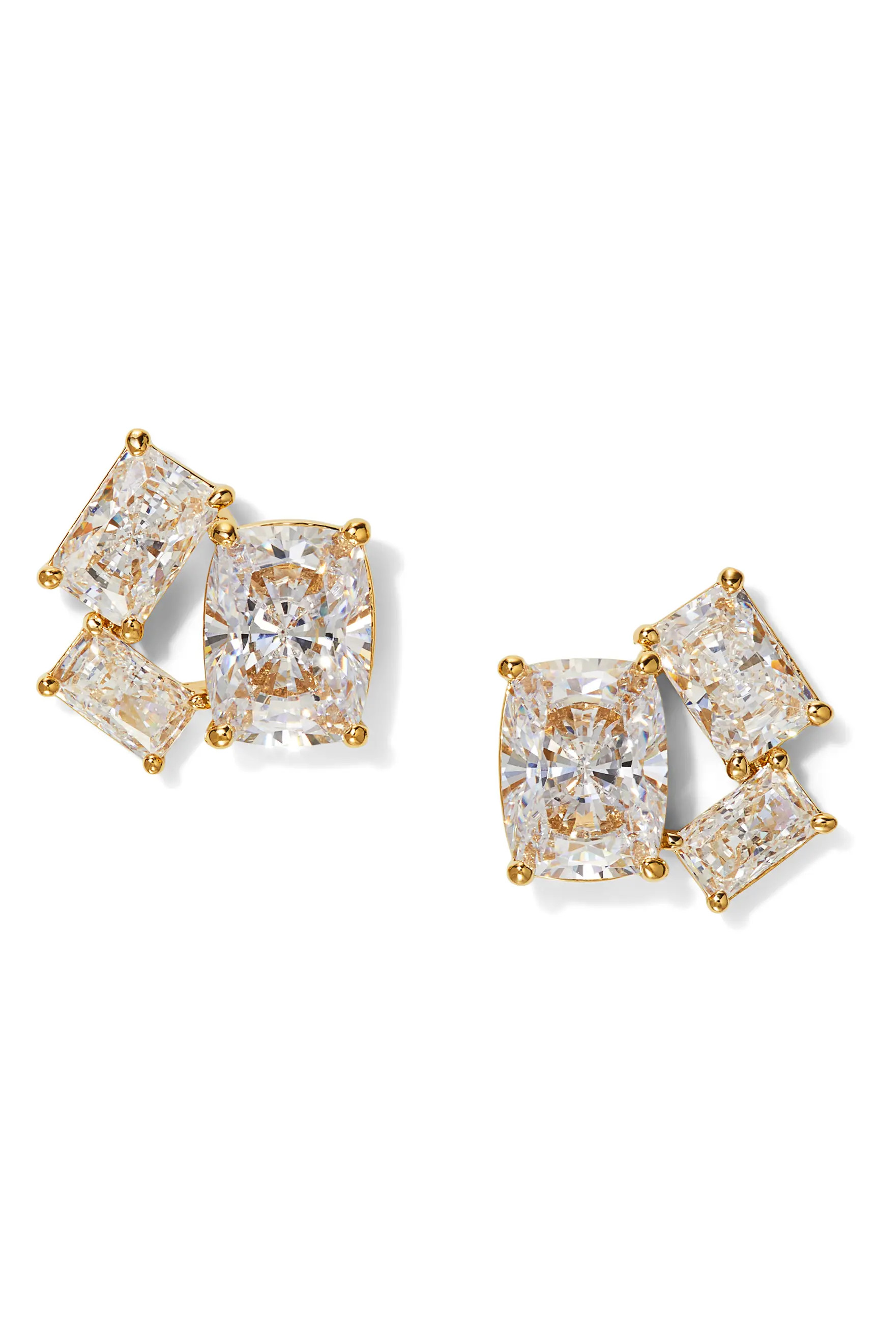 Nadri Northern Lights Cubic Zirconia Cluster Stud Earrings | Nordstrom | Nordstrom