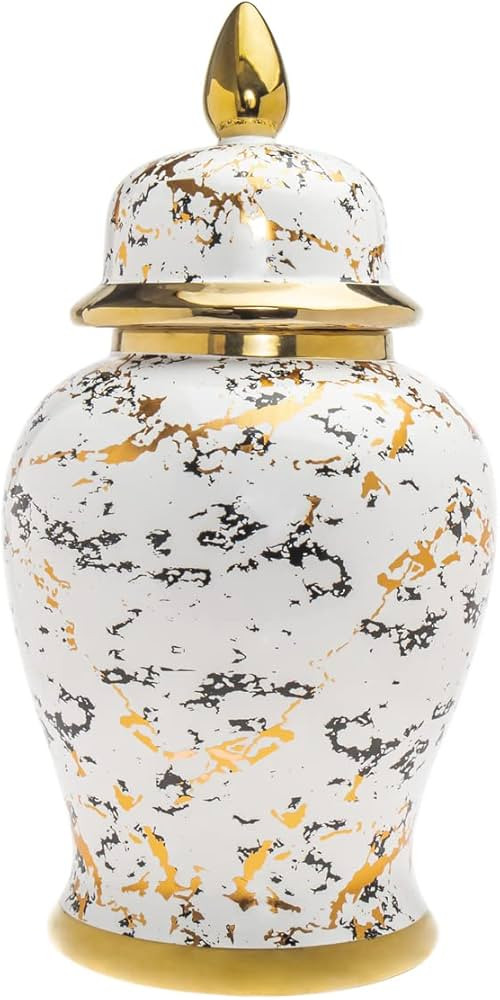 Amazon.com: Godinger Jar Centerpiece Vase Storage - Marble Swirl Ginger - Large : Home & Kitchen | Amazon (US)