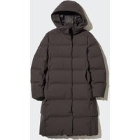 Uniqlo - Seamless Down Long Coat - Brown - S | UNIQLO (UK)