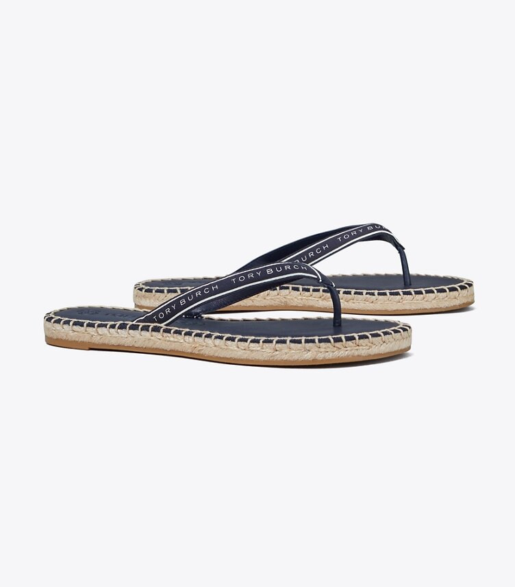 Tory Ribbon Thong Espadrille | Tory Burch (US)