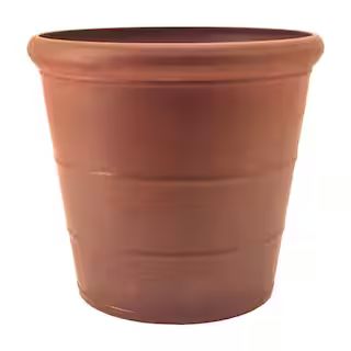 Basic Drop 11-1/2 in. x 10 in. Terra Cotta Composite PSW Pot | The Home Depot