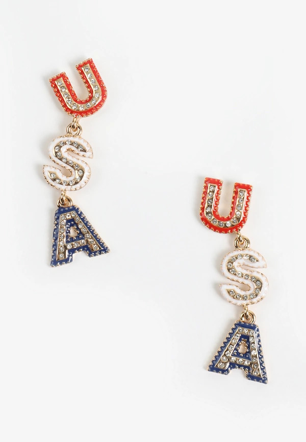 Americana Drop Earrings | Maurices