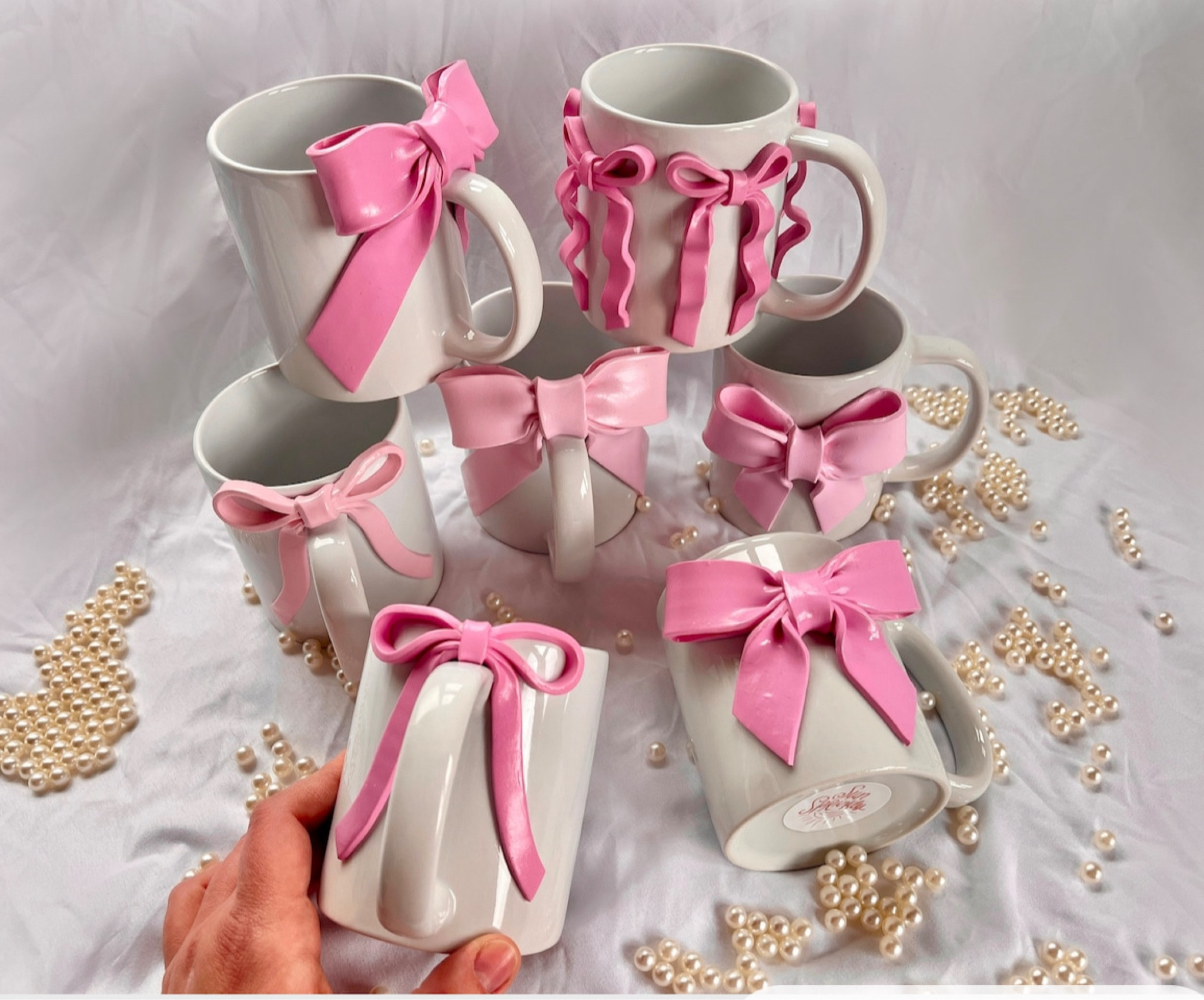 Bow mug, grandmillennial gifts, Christmas gifts for her 

#LTKFindsUnder100 #LTKGiftGuide #LTKHome