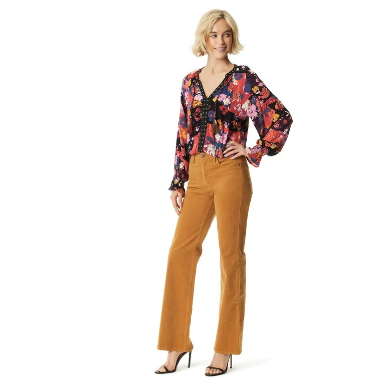 Jessica Simpson Women's and Women's Plus  Tifany Embellished Blouse | Walmart (US)