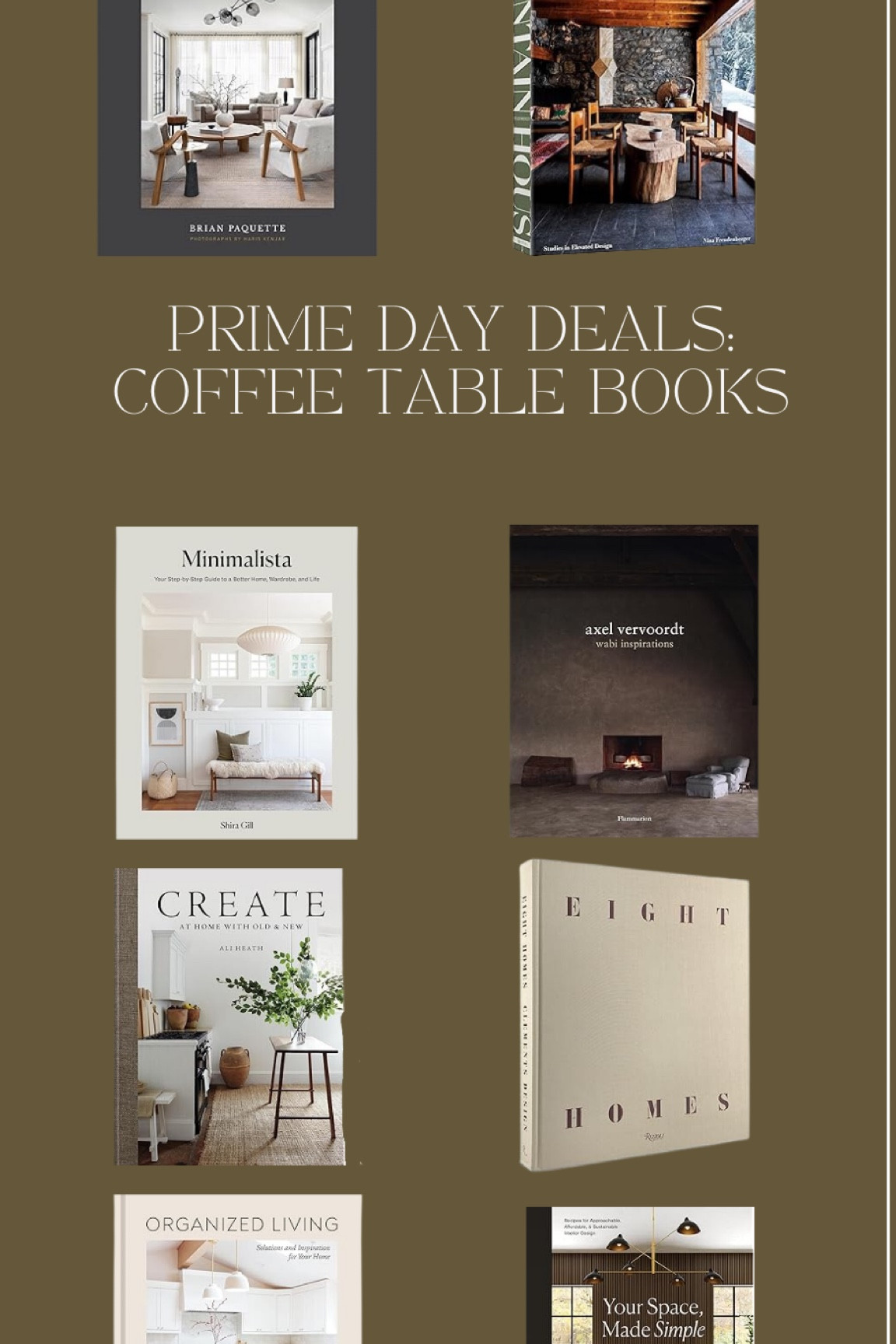 Favorite coffee table books that are on sale for Prime Day!

#LTKhome #LTKsalealert #LTKfindsunder50