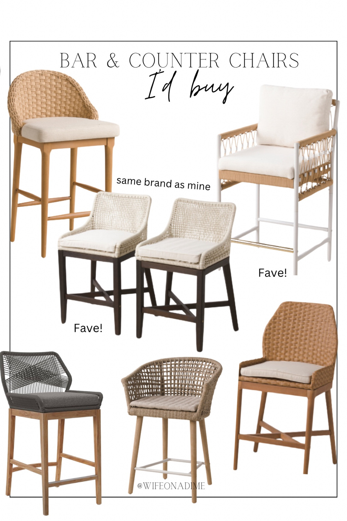My bar chairs from Tj Maxx are ALWAYS SOLD OUT so I linked similar options. Mine are by Lilliana August and they never restock them unfortunately but that same brand has a ton of new arrivals and they’re similar to Serena and Lily for less 💸

#LTKhome #LTKstyletip