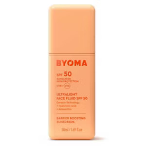Byoma ultralight face fluid SPF50 50ml - Boots | Boots.com