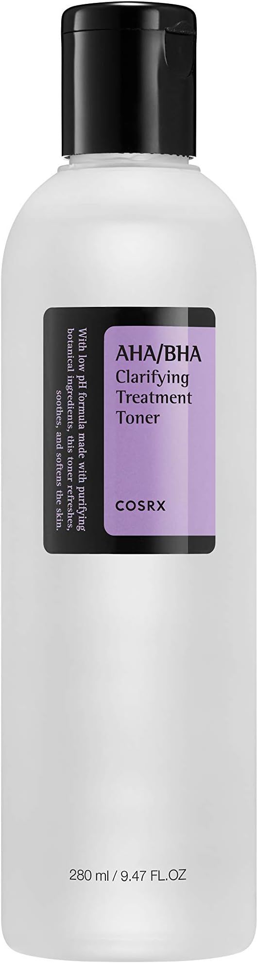 COSRX AHA/BHA Treatment Toner, Facial Exfoliating Spray for Whiteheads, Pores, and Uneven Skin, 9... | Amazon (US)