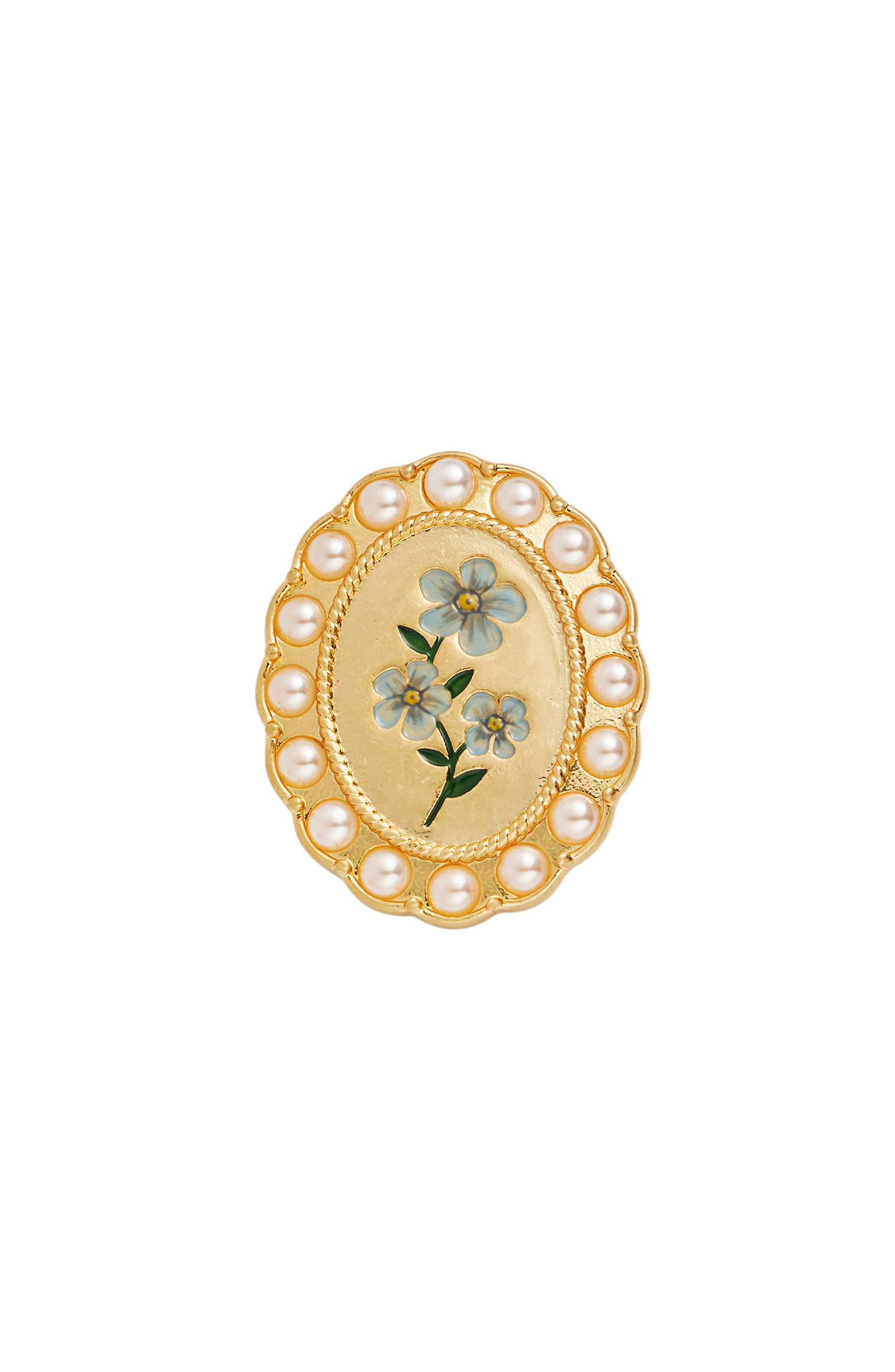 Forget Me Not Pearl Cameo Brooch | Nordstrom