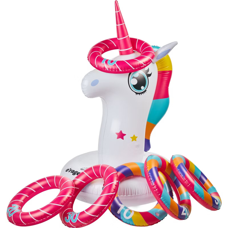 O'Rageous Unicorn Ring Toss Pool Game - Pool Games And Toys at Academy Sports | Academy Sports + Outdoors