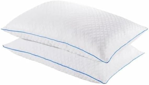 Purelux Adjustable Comfort Cooling Pillow - Queen Size, 2 Pack \u2013 Shredded Memory Foam & Fibe... | Amazon (US)