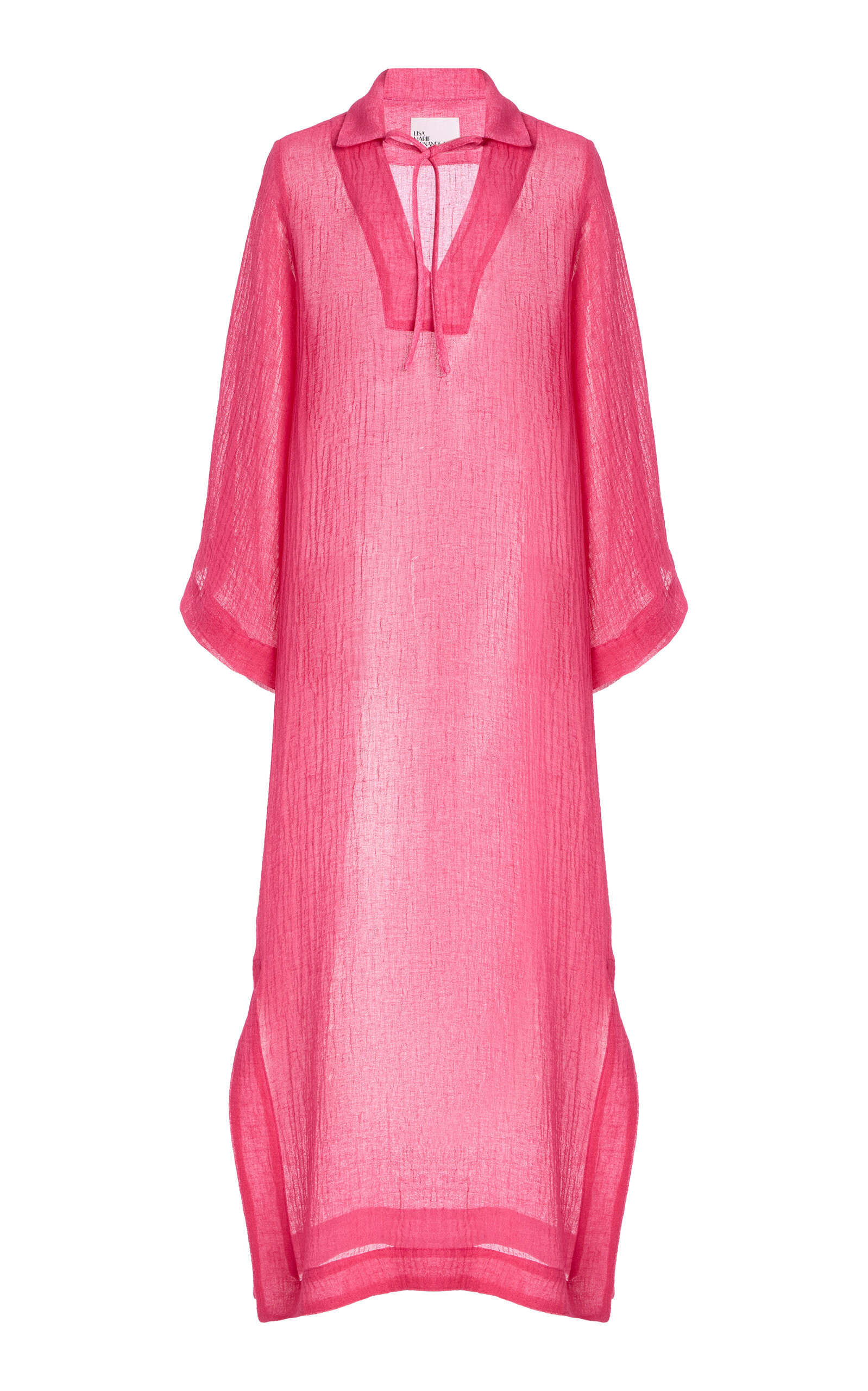 Linen-Blend Gauze Tunic Caftan | Moda Operandi (Global)