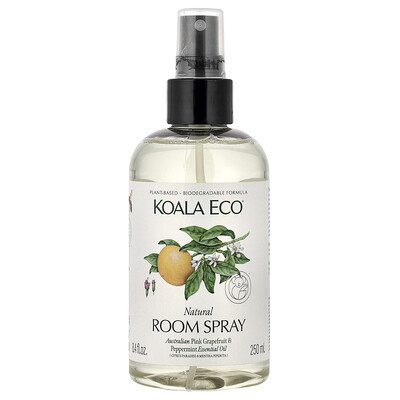 Koala Eco, Natural Room Spray, Essential Oil, Australian Pink Grapefruit & Peppermint, 8.4 fl oz (250 ml) | iHerb