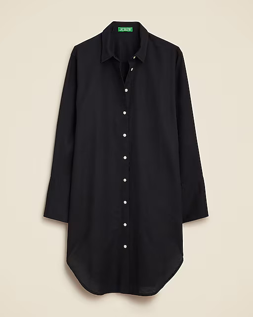 Relaxed-fit beach shirt in linen-cotton blend | J. Crew US