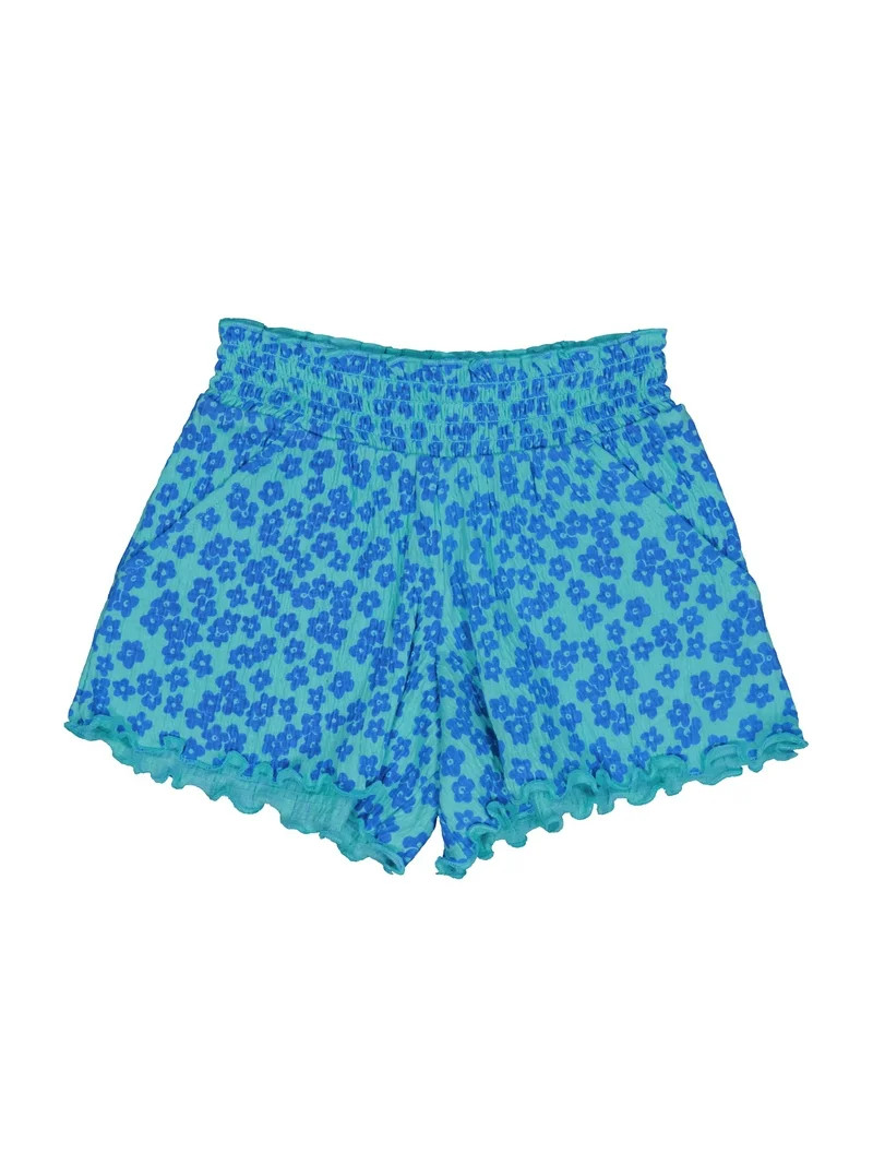 Wonder Nation Girls Smocked Fashion Short, Sizes 4-18 & Plus | Walmart (US)