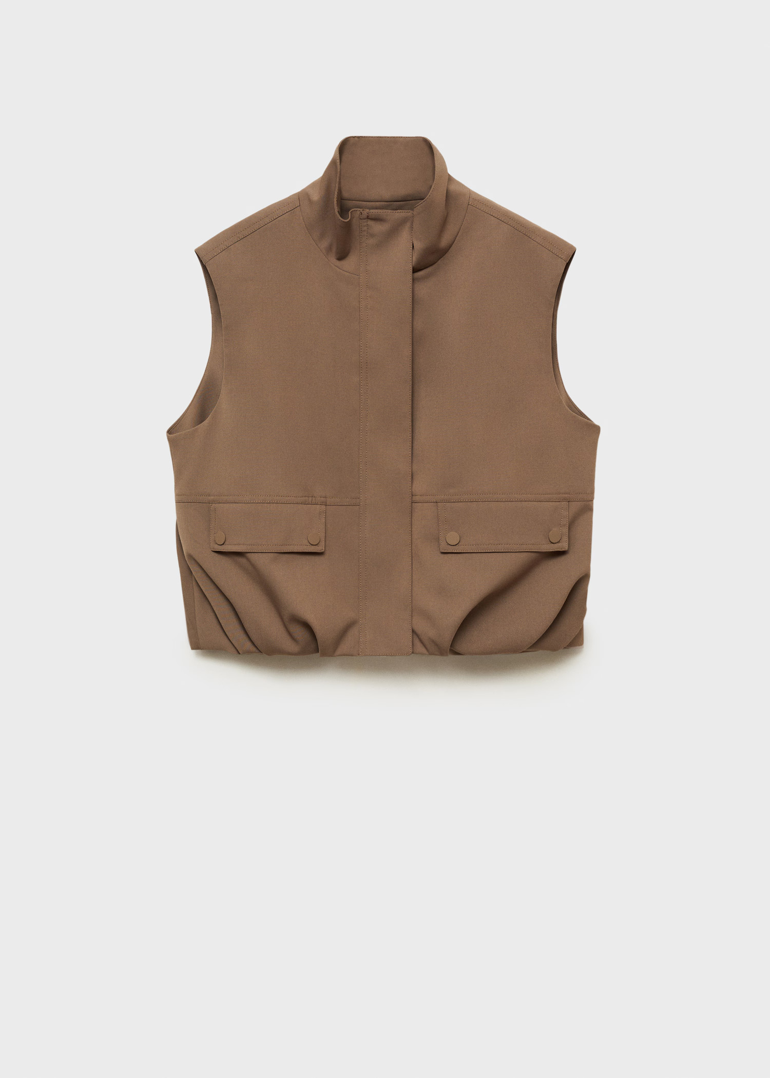 Oversized gilet with pockets - Women | MANGO United Kingdom | MANGO (UK)