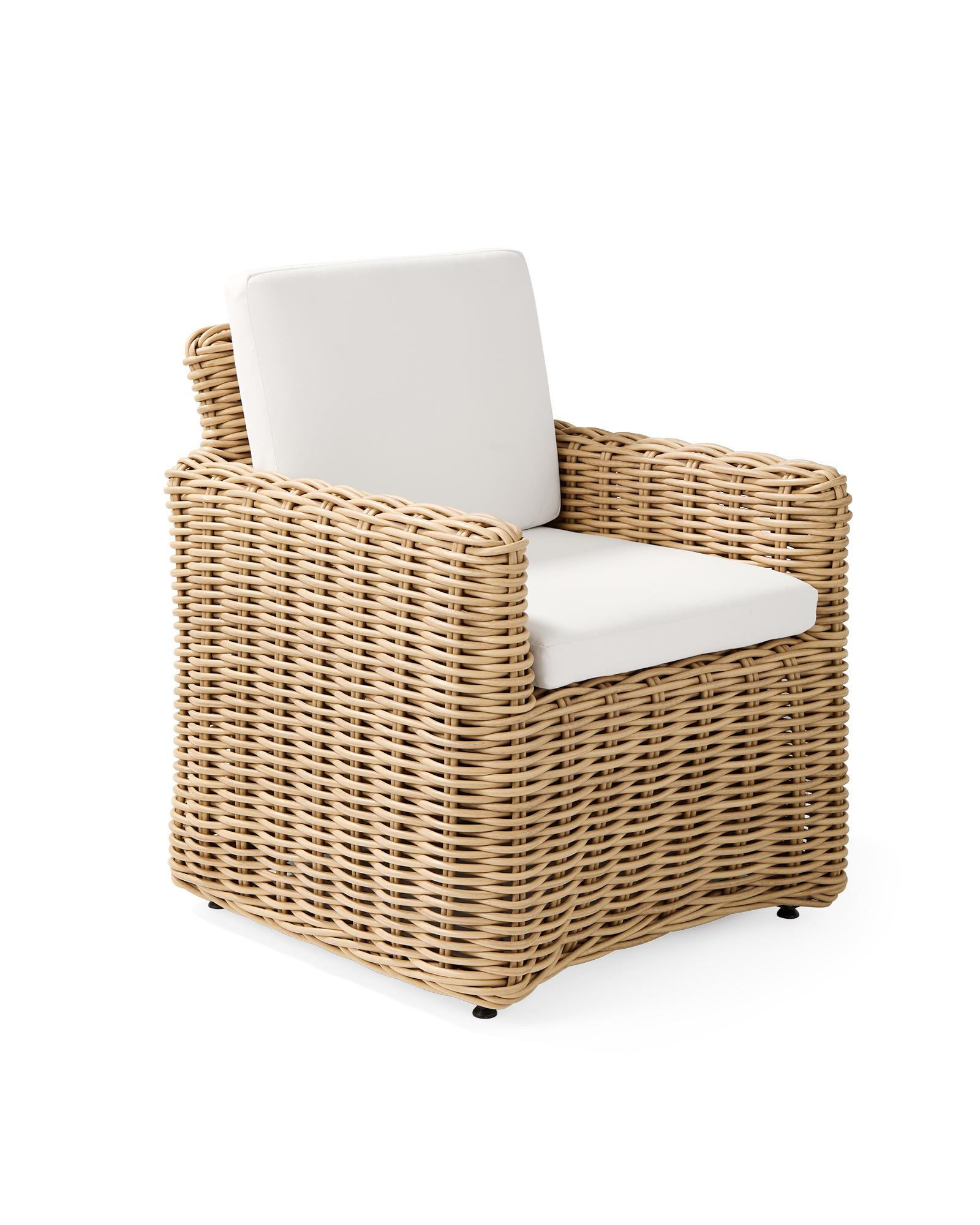 Del Mar Dining Armchair - Natural | Serena and Lily