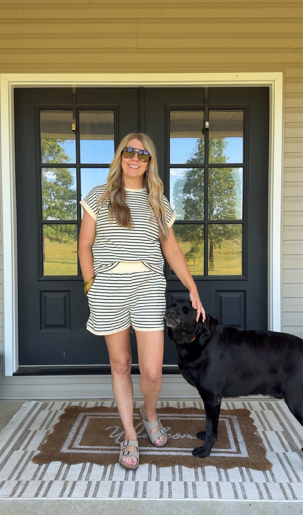 You won’t believe how much I paid for this Amazon set!!! 😮 I’m 5’7” and in a medium. Under $13 for the set & it has pockets! Also wearing the comfiest look alike sandals!

#LTKootd #LTKmomlife #LTKSaleAlert