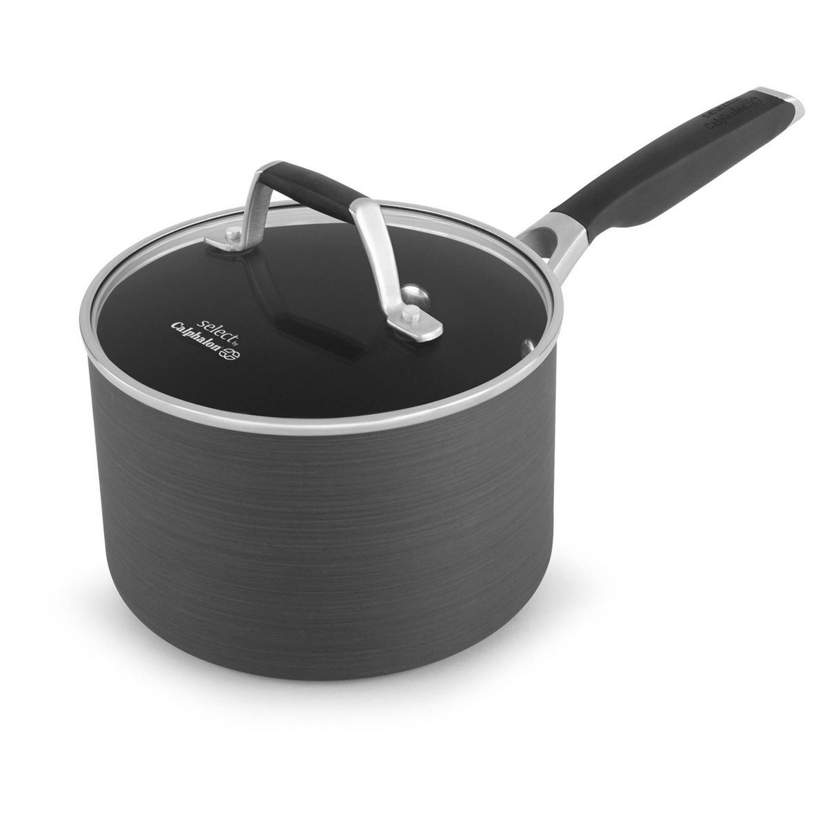 Select by Calphalon Nonstick with AquaShield 2.5qt Sauce Pan with Lid | Target