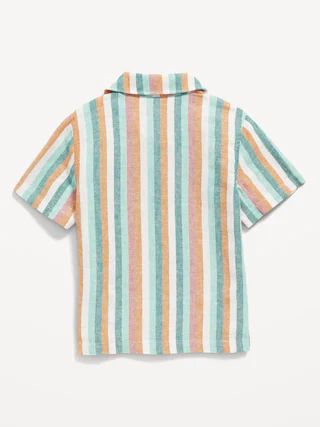 Printed Pocket Camp Shirt for Toddler Boys | Old Navy (US)