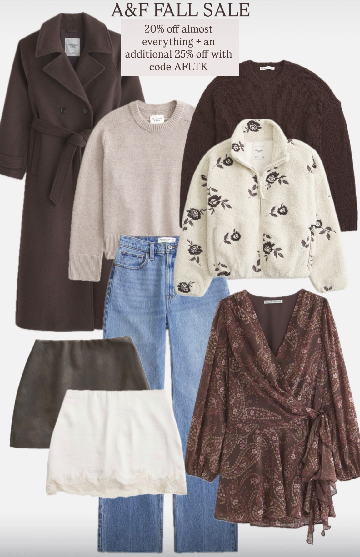 A&F FALL SALE! Today-the 29th
➡️20% off almost everything + 25% off with code AFLTK

#LTKSaleAlert #LTKStyleTip #LTKFallSale