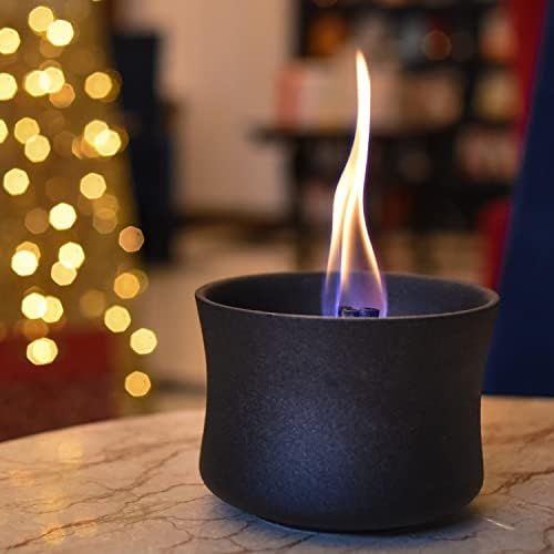 LOVINFLAME Pearl Ceramic Candles Gifts Portable Tabletop Fire Pits Patio Warmer Fireplace Indoor Hom | Amazon (US)