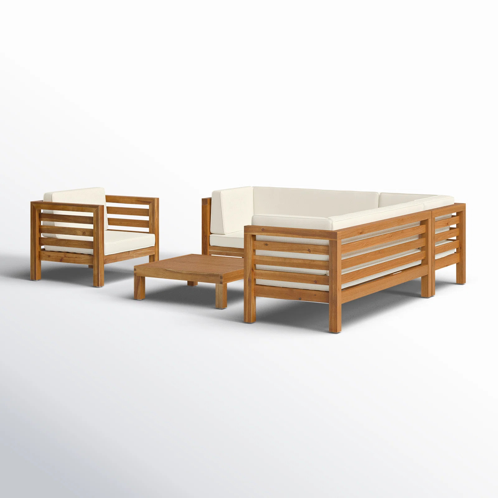 Maher 5 Piece Sectional Seating Group with Cushions | Wayfair North America