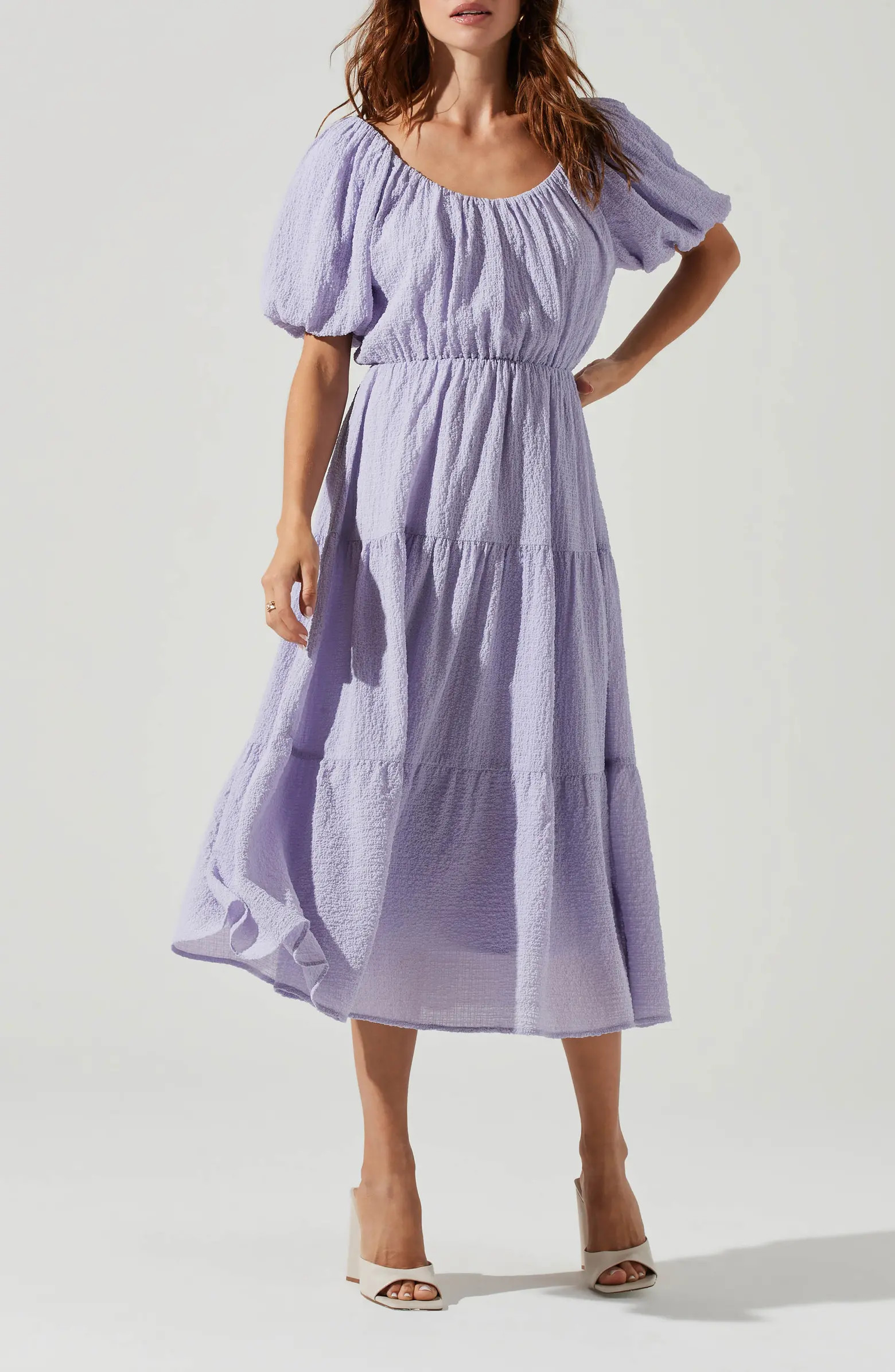 ASTR the Label Tiered Short Sleeve Dress | Nordstrom | Nordstrom