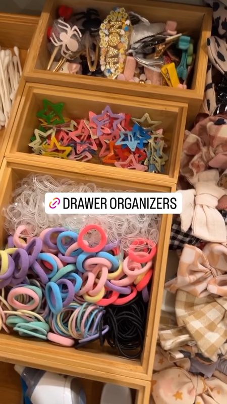 Drawer organizers I love!