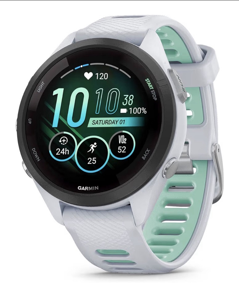 This is the perfect running watch! The Garmin Forerunner 265s. Derick got me this for Christmas (on sale!). It’s said to be more accurate for running than the Apple Watch, but still has some similar features. It may not be quite as fancy, but it’s durable and fits my practical needs!

#LTKfitnessgoals #LTKselfcare #LTKmomlife