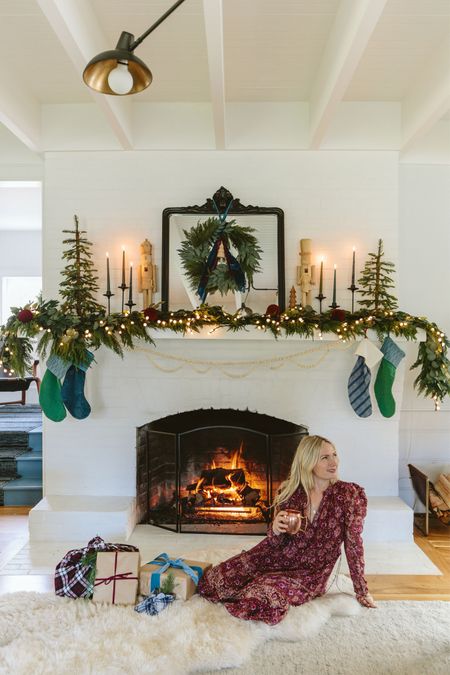 Our mantel is ready to go for Christmas 2023! 

#LTKGiftGuide #LTKHoliday #LTKhome