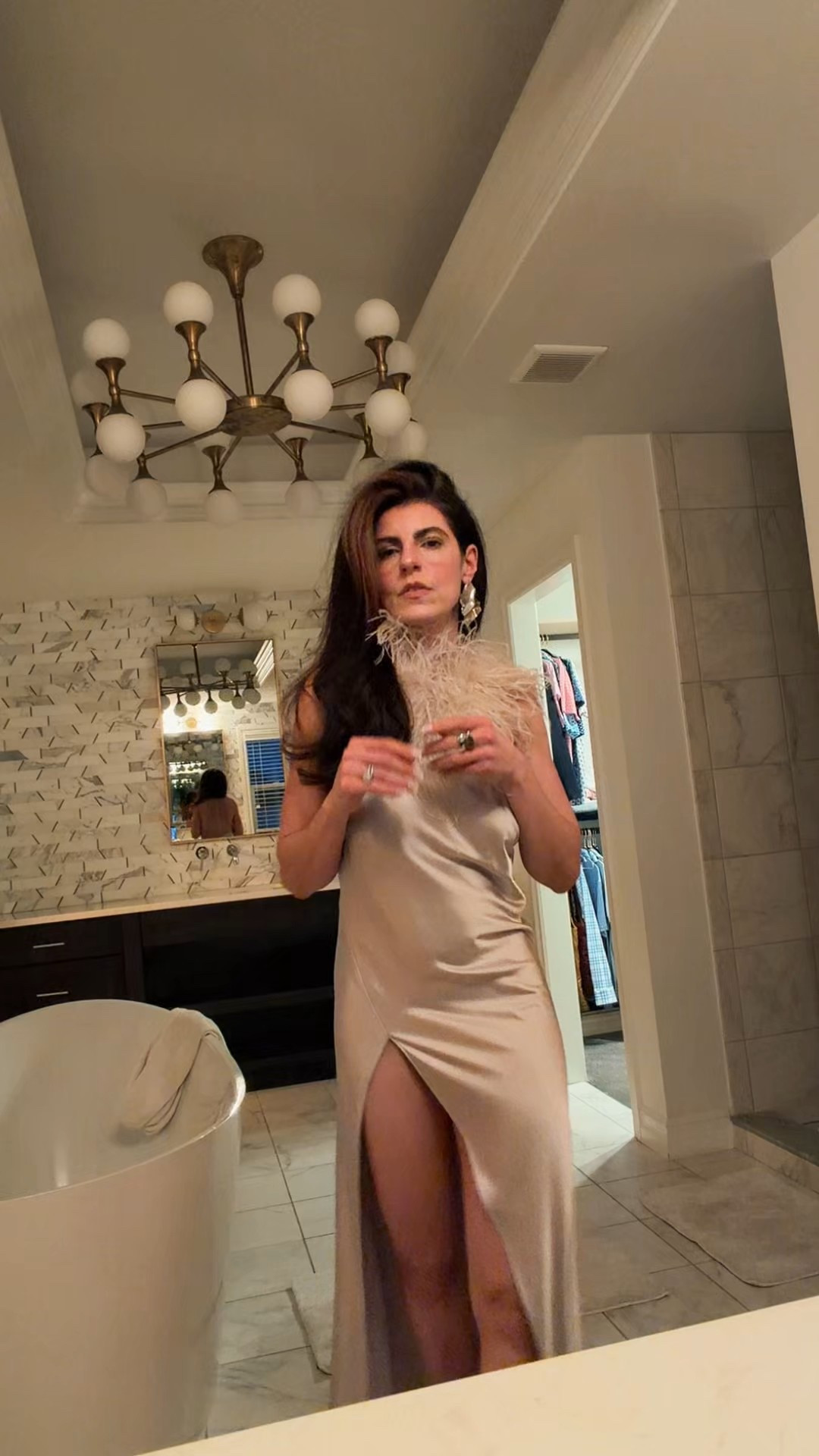 Another feathered frock I’m obsessed with 

#LTKBeauty #LTKgrwm #LTKWedding