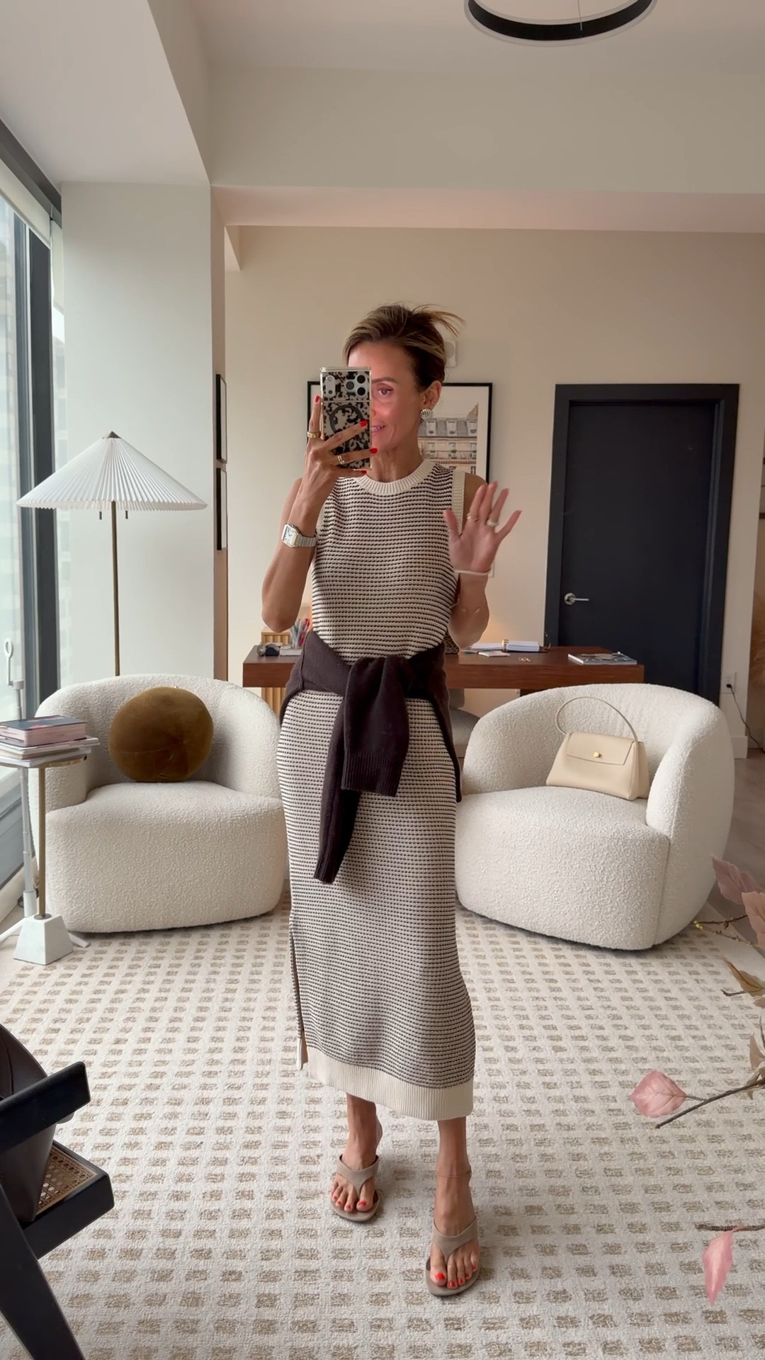 This knit dress is a slightly heavier weight, making it perfect for transitioning into spring. Easy to layer or wear on its own, and the comfort is unreal for how polished it looks!

#LTKootd #LTKSeasonal #LTKOver40