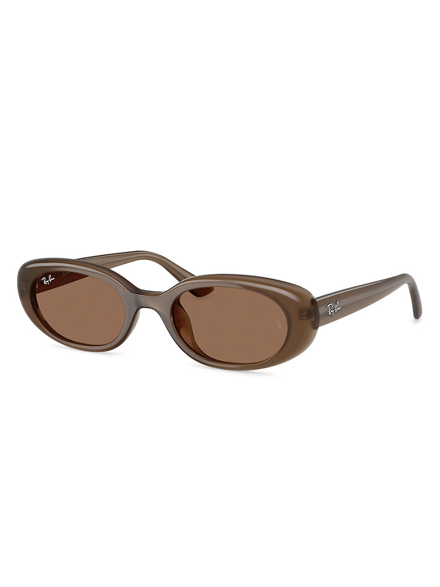 Women's 0RB4441D 53MM Pillow Sunglasses - Brown Brown | Saks Fifth Avenue