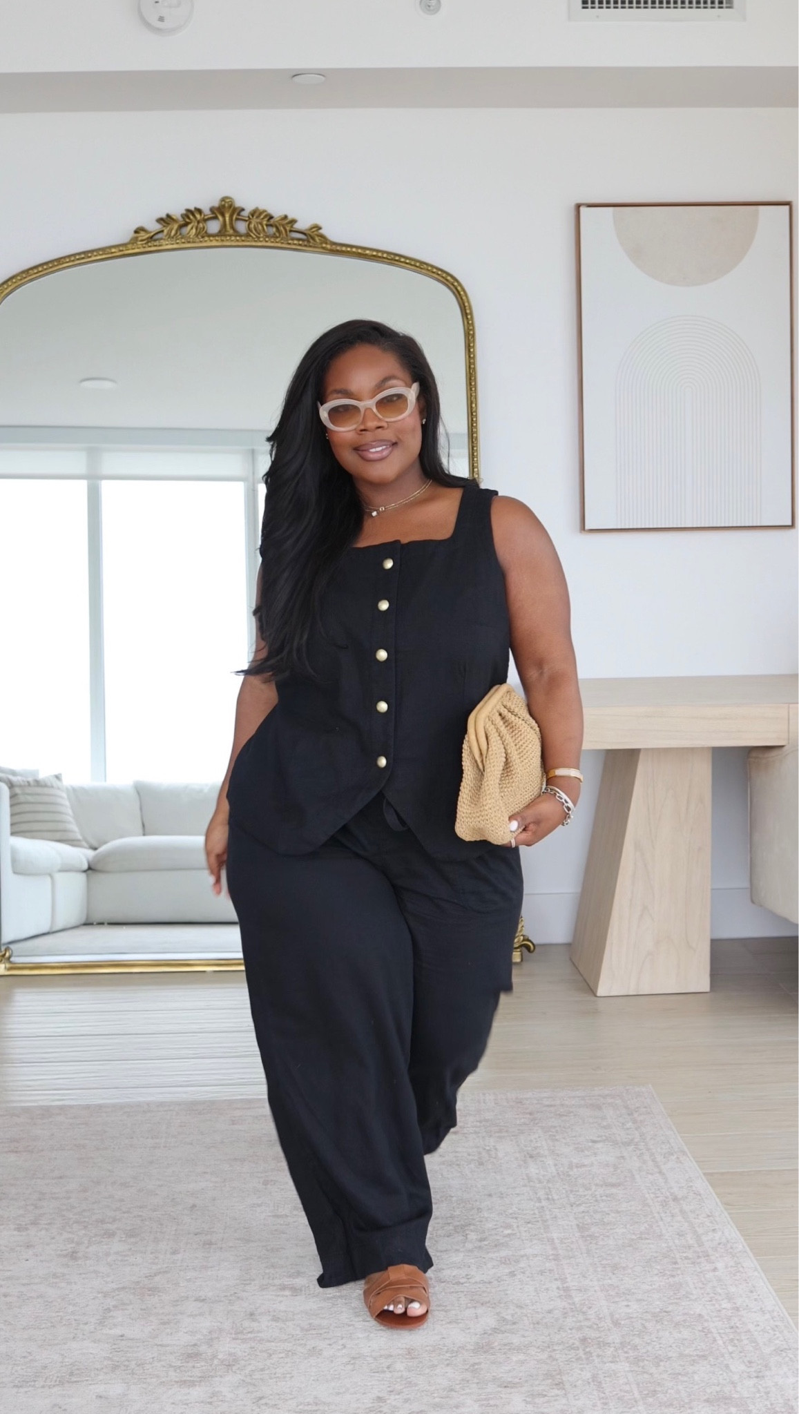This Summer’s Mantra = Look great, spend less with @lanebryant 

These are the sets you’re going to want to wear all summer without feeling the guilt of breaking the bank. From cozy resort wear to elevated linen and denim, these sets are giving you range for any occasion and for this summer season and beyond. 

Top: Size L/12
Bottoms: Size XL/14

#LTKSaleAlert #LTKMidsize #LTKSeasonal