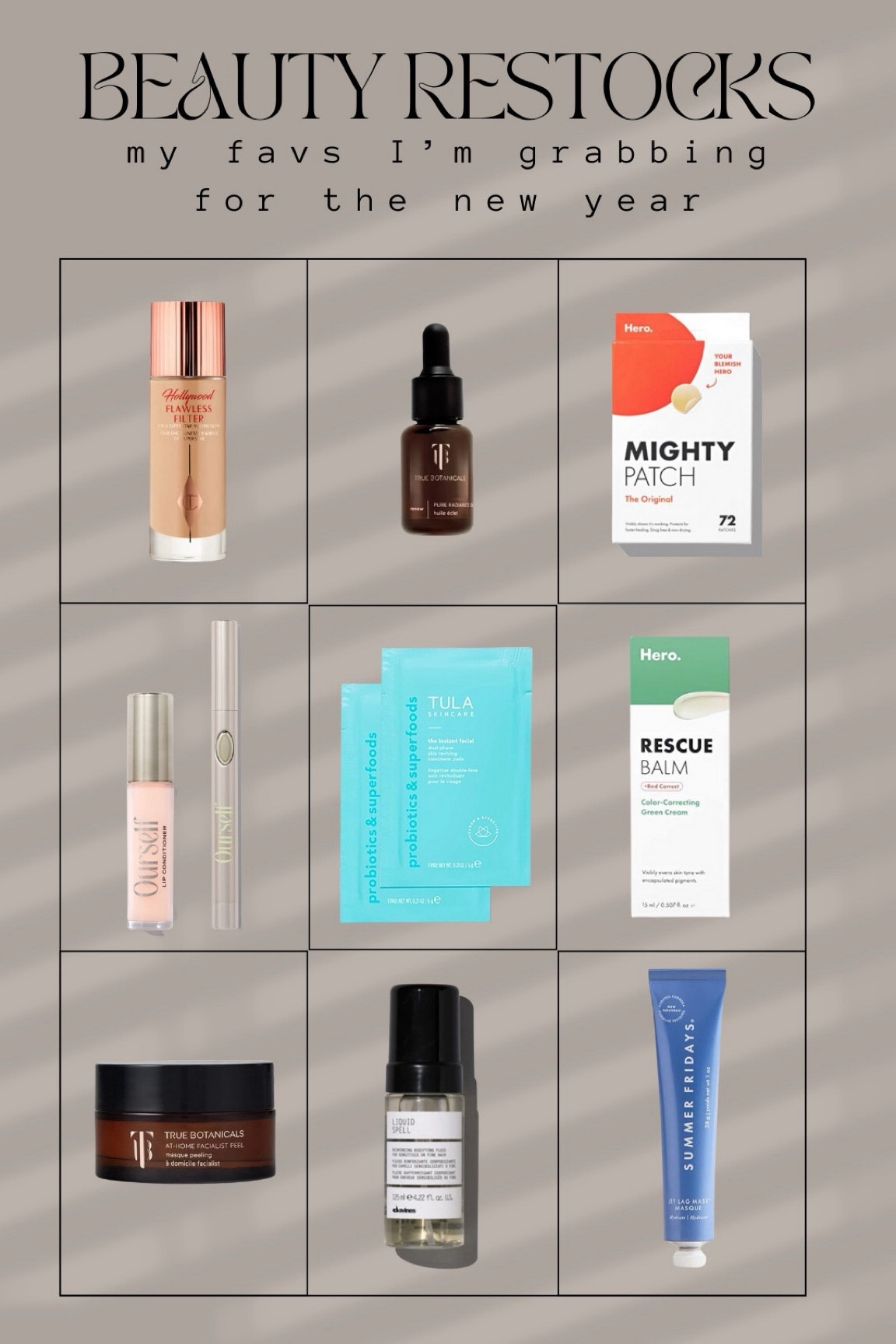 Beauty must haves that I’m restocking this year! 

Beauty finds | empties 

#LTKbeauty #LTKsalealert #LTKSeasonal