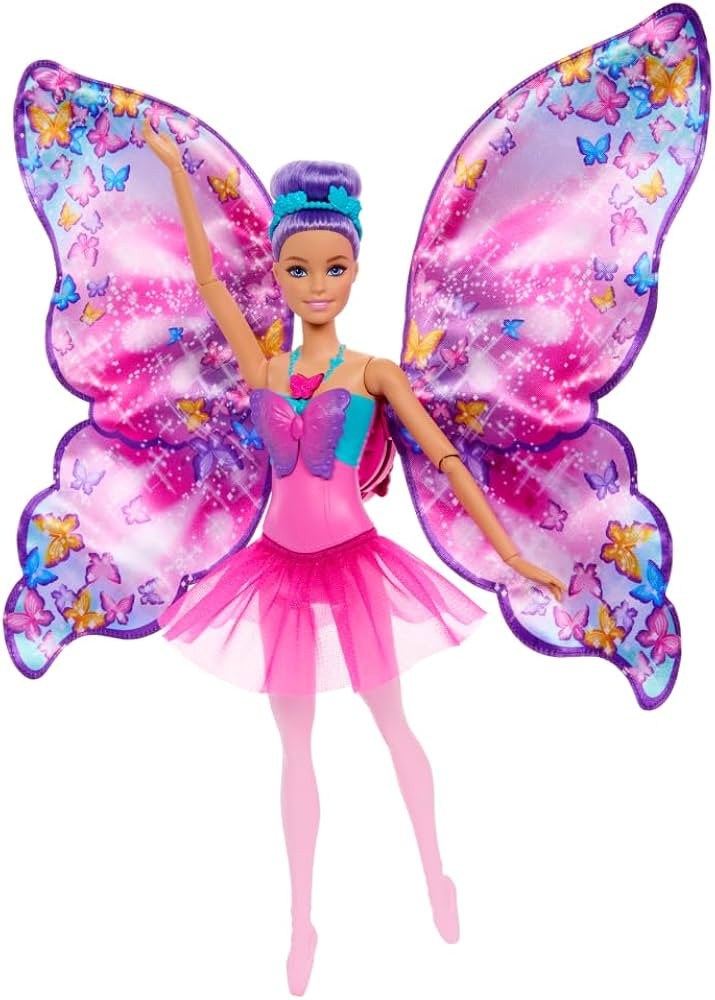 Barbie Dance and Flutter Doll with 2-in-1 Transformation from Dancer to Butterfly with Opening Wi... | Amazon (US)