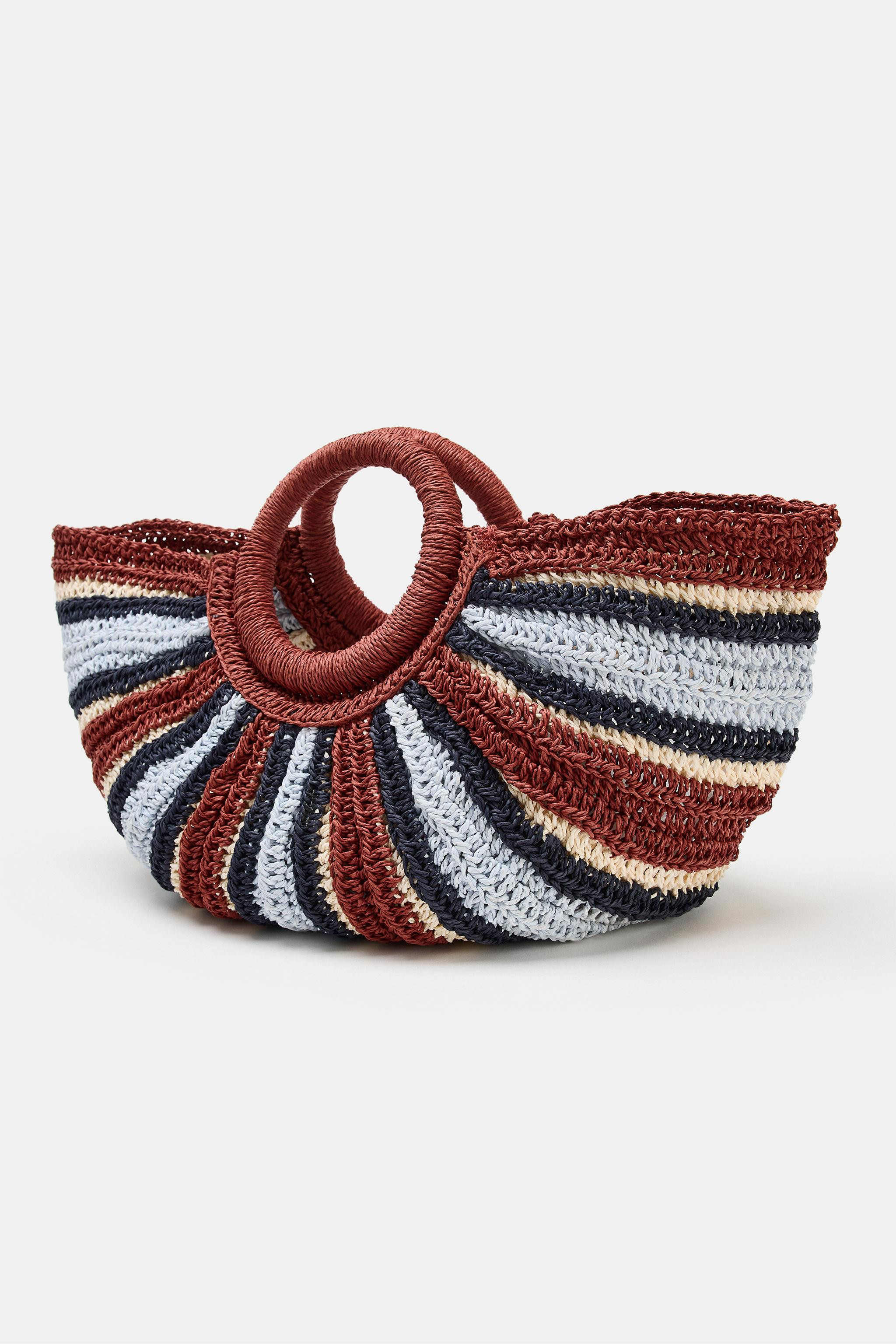 WOVEN EFFECT HANDBAG | Zara US