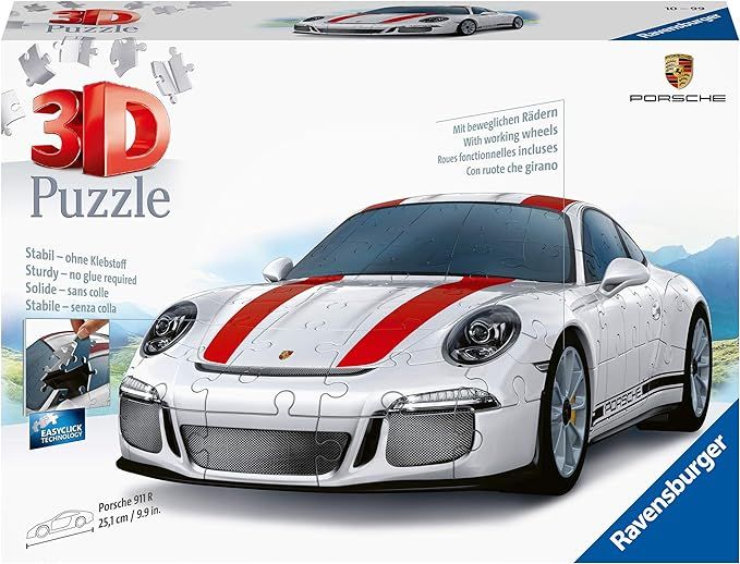 Ravensburger Porsche 911 R 108 Piece 3D Jigsaw Puzzle for Kids and Adults - 12528 - Great for Any... | Amazon (US)