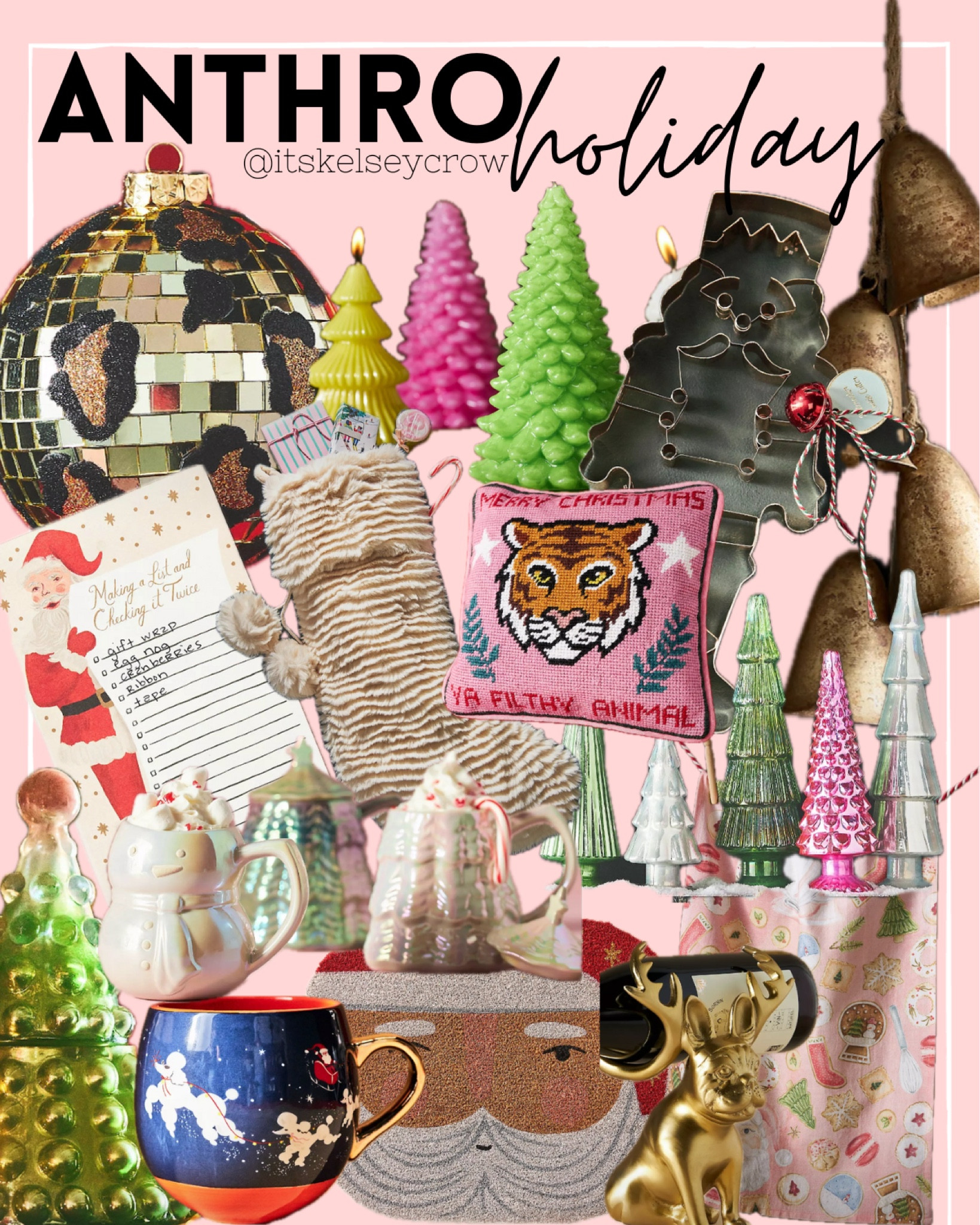 Use code ANTHROBF for 30% off!

Christmas decor
Christmas 
Holiday
Mugs
Decor
Home
Bells
Candles
Ornaments
Stocking

#LTKHoliday #LTKCyberWeek #LTKGiftGuide