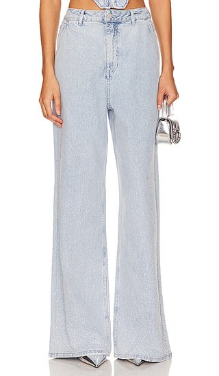 x Revolve Ronny Wide Leg in Crystal Blue Wash | Revolve Clothing (Global)