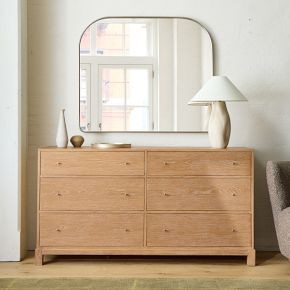 Tobin Cerused 6-Drawer Dresser (61") | West Elm (US)
